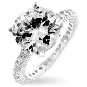 pave diamond engagement rings