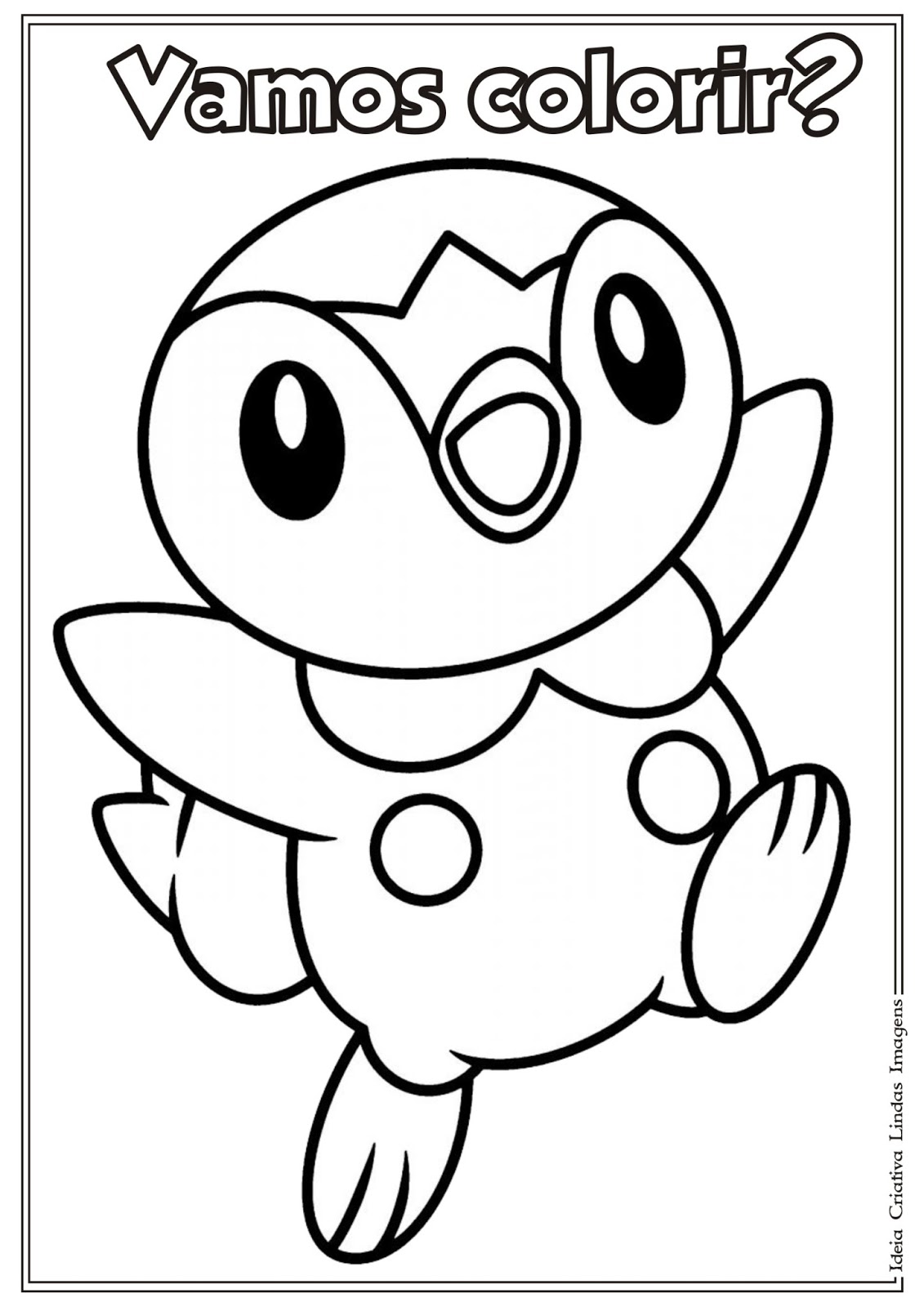 Desenhos para colorir Pokemon - Para Imprimir e Colorir - Educaçaõ