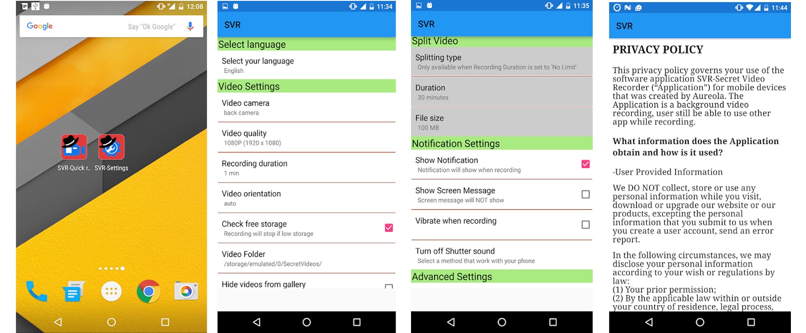 SVR - Secret Video Recorder Apk Download - Tips And Trick ~ Tips And Trick