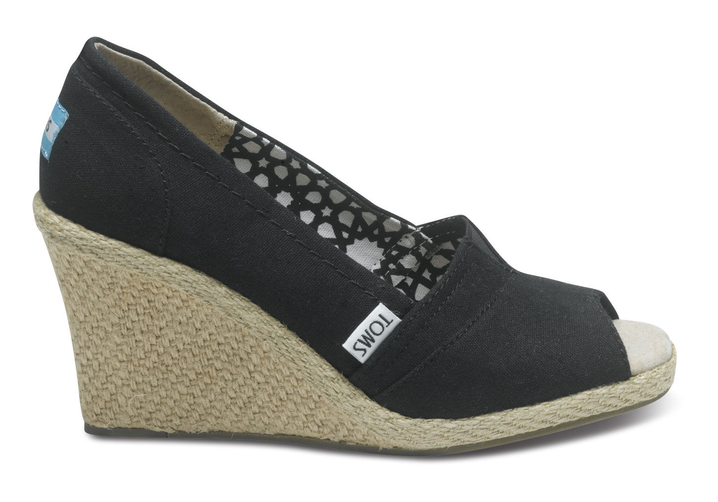 ... boutik: Restocked in the TOMS classic black wedge @ 175 Water St