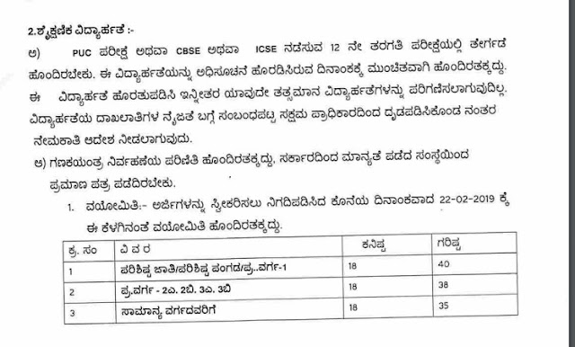 Raichur VA Recruitment 2019, Apply for 51 Post, Last Date Feb 22, 2019, Download Kannada Notification 3