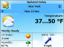 Handy Weather for BlackBerry released