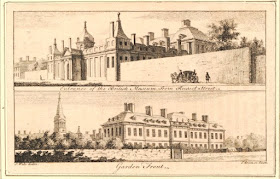 Entrance of the British Museum from Russell Street; Garden front (1761) © Trustees of the British Museum Entrance of the British Museum from Russell Street; Garden front (1761) © Trustees of the British Museum
