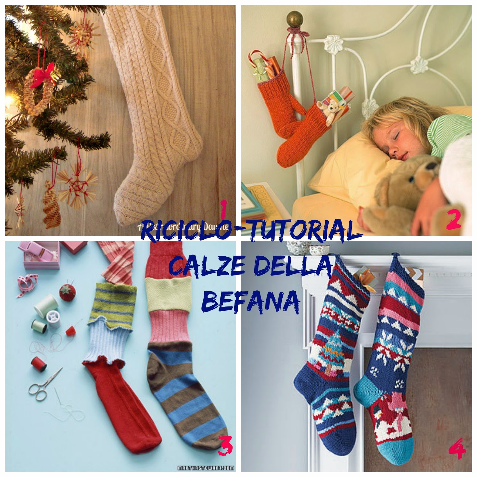 Calza della Befana fai da te Riciclo Idee in pochi minuti donneinpink magazine Calza della Befana fai da te Riciclo Idee in pochi minuti donneinpink magazine