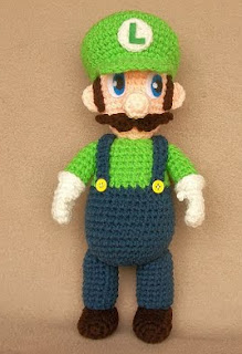 PATRON GRATIS LUIGI ( SUPER MARIO BROS) AMIGURUMI 574