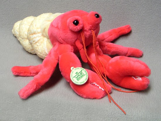 stuffed hermit crab