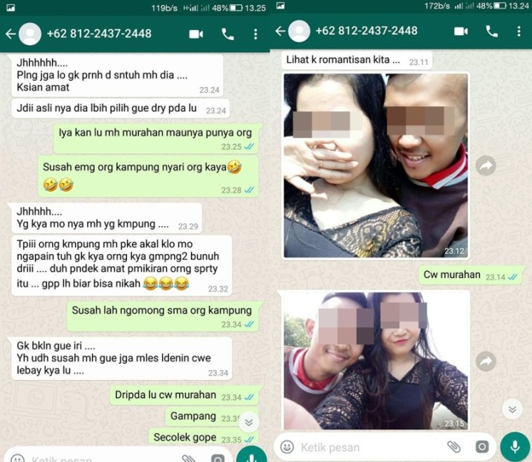 Chat Istri Dengan Pelakor Ini Membuat Netizen Geram Suami Disuruh Pulang Pelakor Malah Kirim