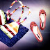 Zapatos y bolsos chic llenos de color