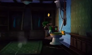 Luigi está se borrando de medo, mas ainda assim enfrentará os fantasmas da mansão