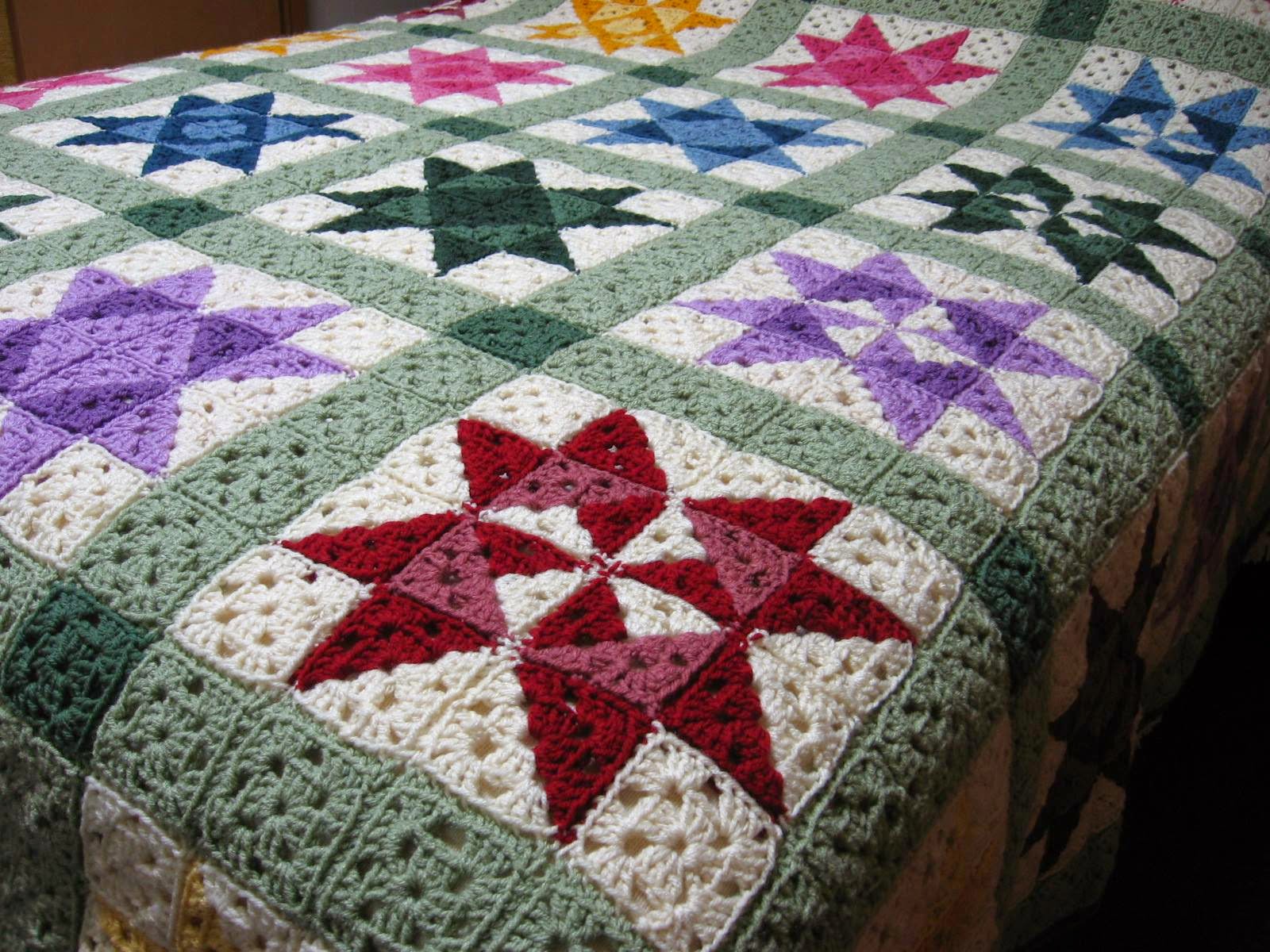 fatti-a-mano-coperta-stella-star-afghan