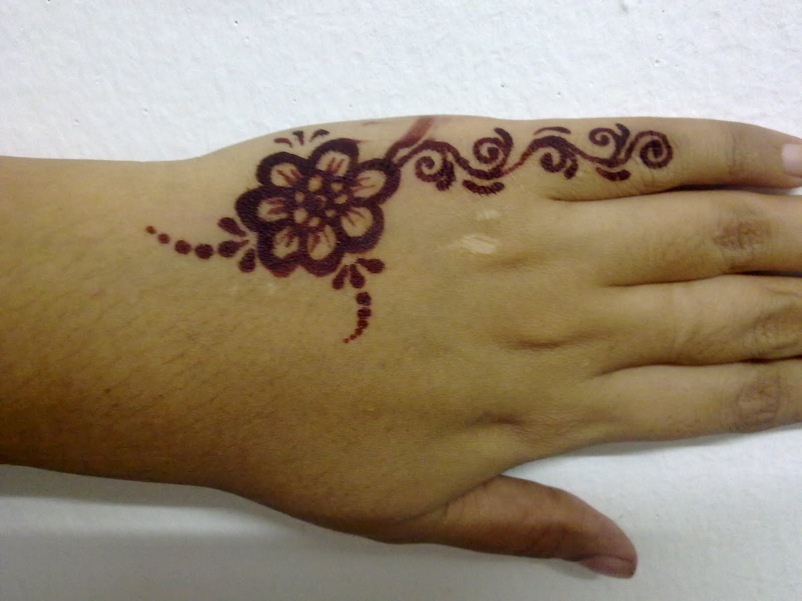 inai pengantin (ukiran henna) dan make up ukiran inai simple jpg (1600x1200)