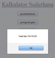 Just a Simple Notes: Membuat Kalkulator Sederhana dengan Java Script