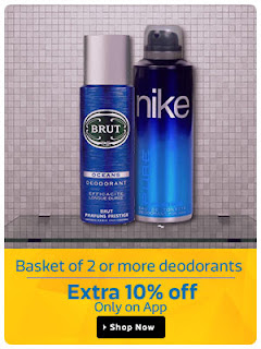 Basket of 2 or more deodrants | Extra 10% off on App
