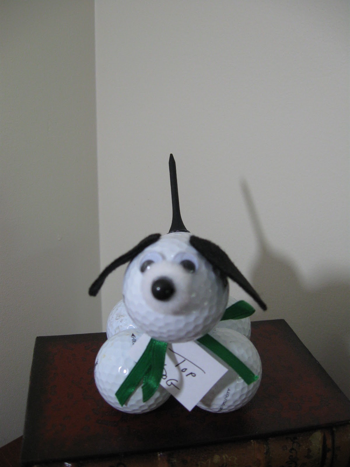 Craft Klatch ® Golf Ball Poodle For Father's Day! Easy Craft!