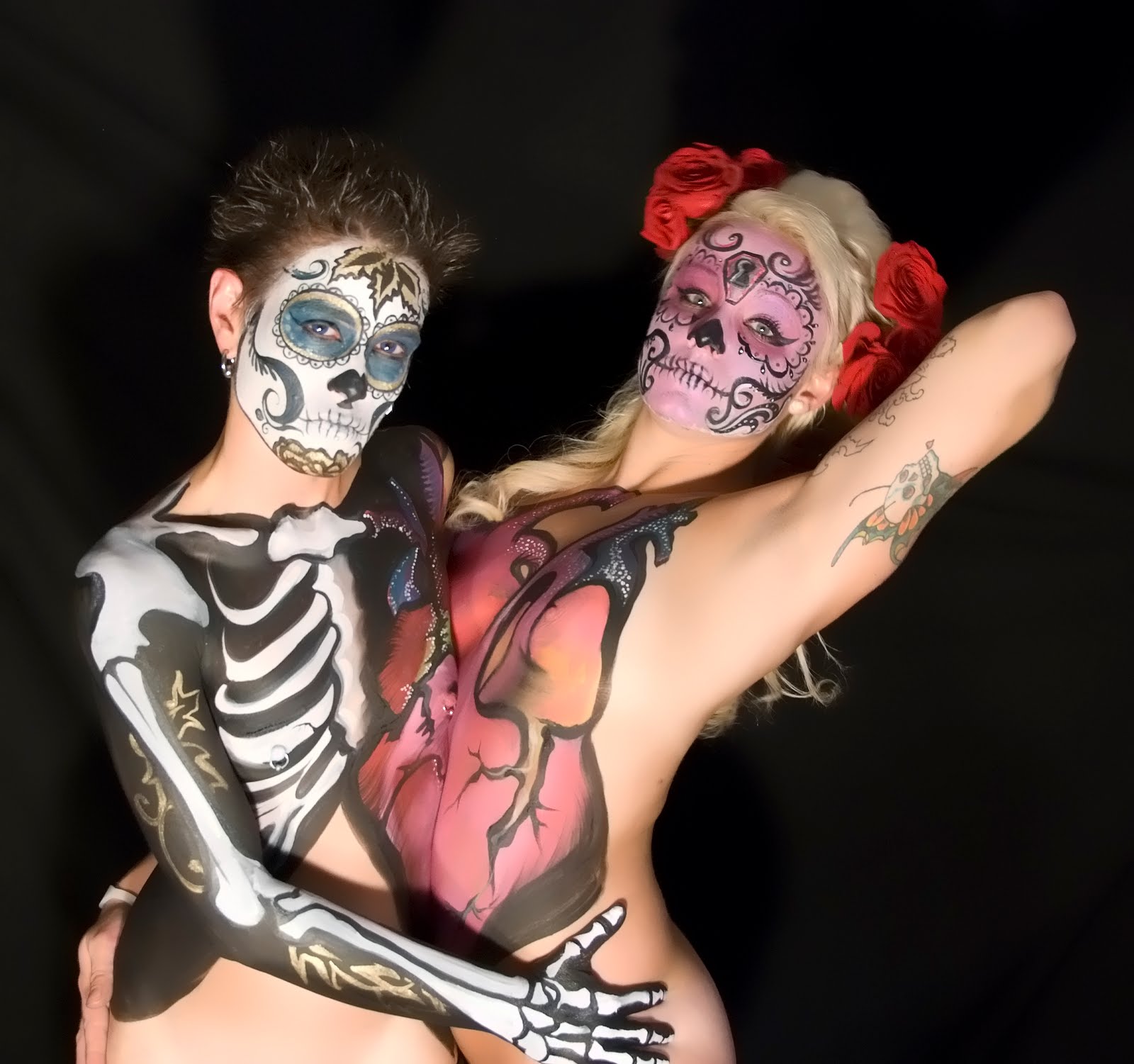Bombshell Body Art: DEATH BECOMES HER.