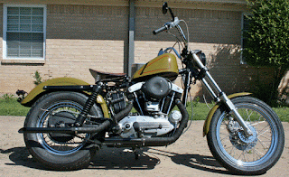 sportster xlch 1000 my 1968 new color military green side right
