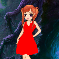 WowEscape Red Frock Girl …