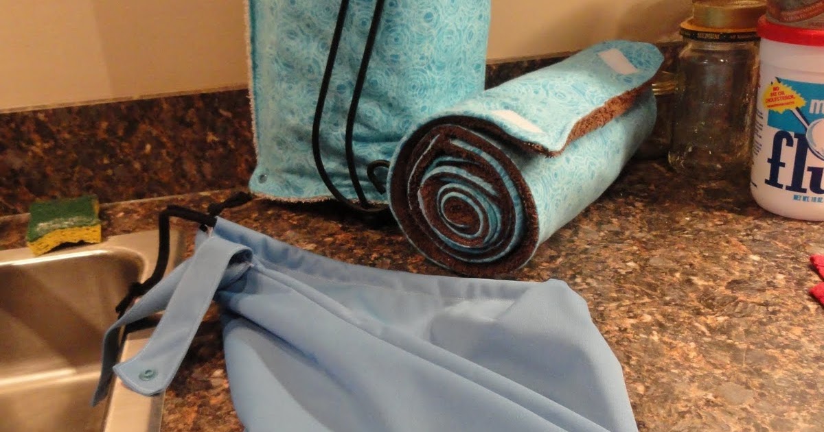 Unpaper Towels and Kitchen Wetbag DIY Danielle