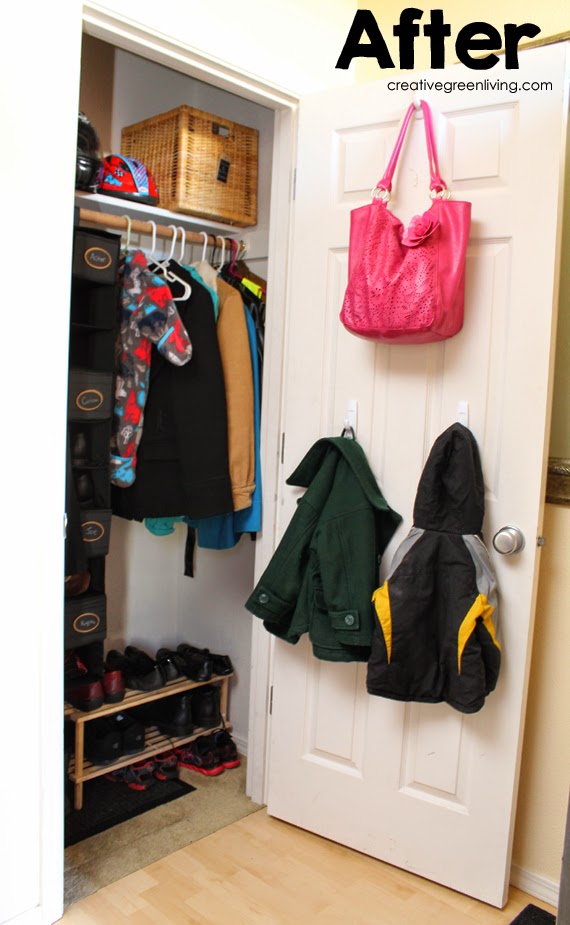 How to Organize Your Coat Closet Creative Green Living