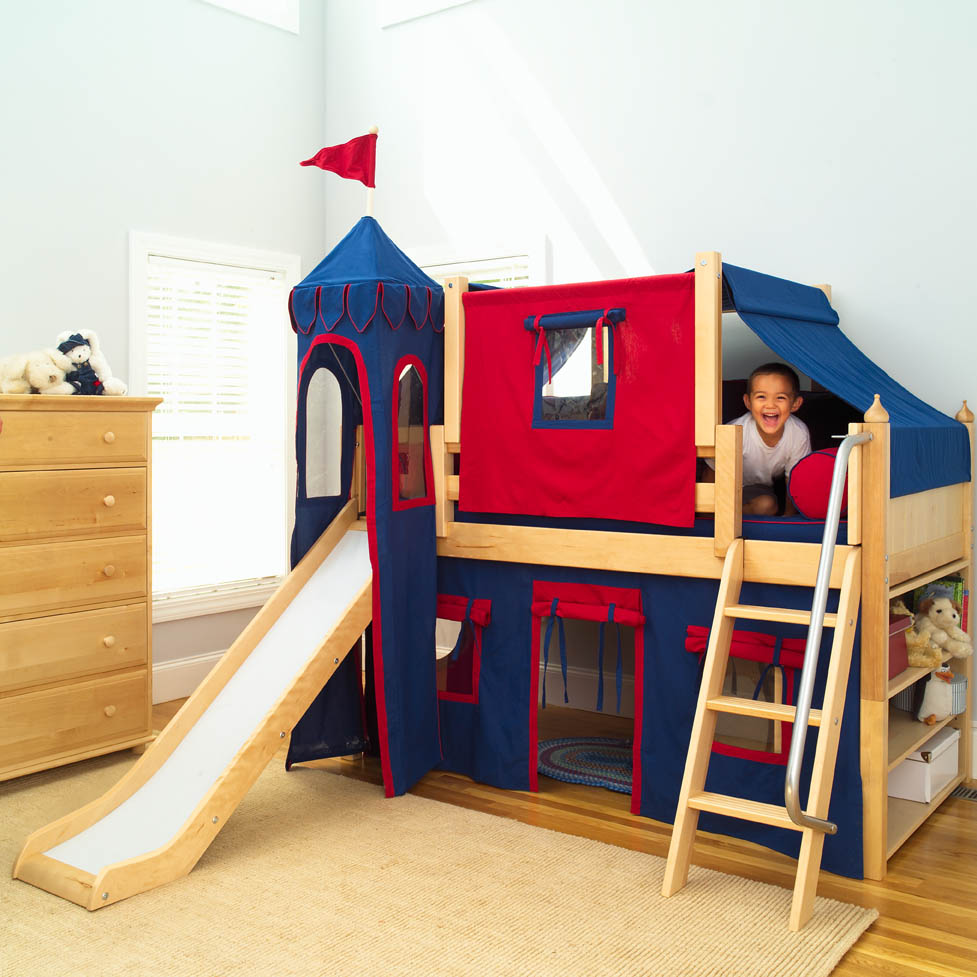 kids bedroom sets with slide