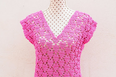 1 - Crochet IMAGENES Blusa de corazones muy fácil y sencilla. MAJOVEL CROCHET