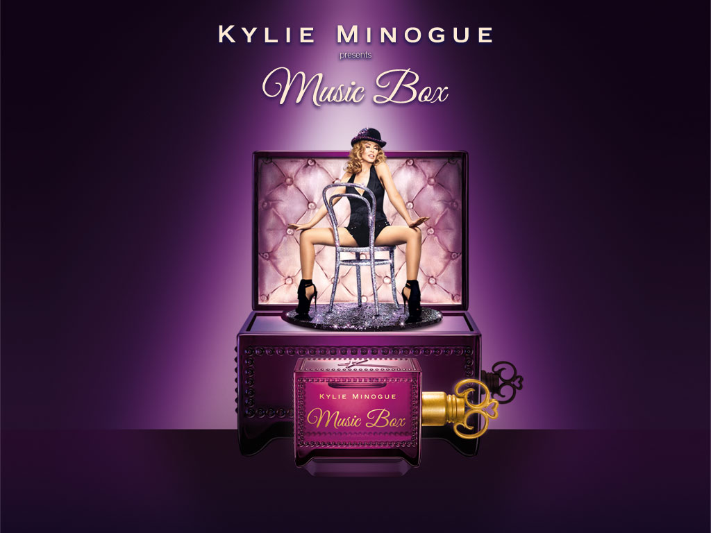 The Face of Beauty - Celebrity Fragrance: Kylie Minogue Music Box Perfume