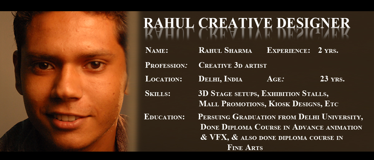 RAHUL CREATIVE DESIGNER