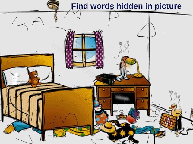Hidden Objects Picture Puzzles: Find Hidden Words