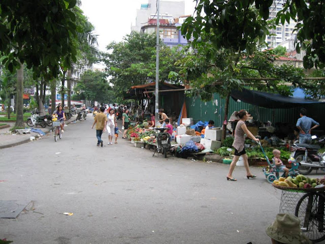 ハノイの市場