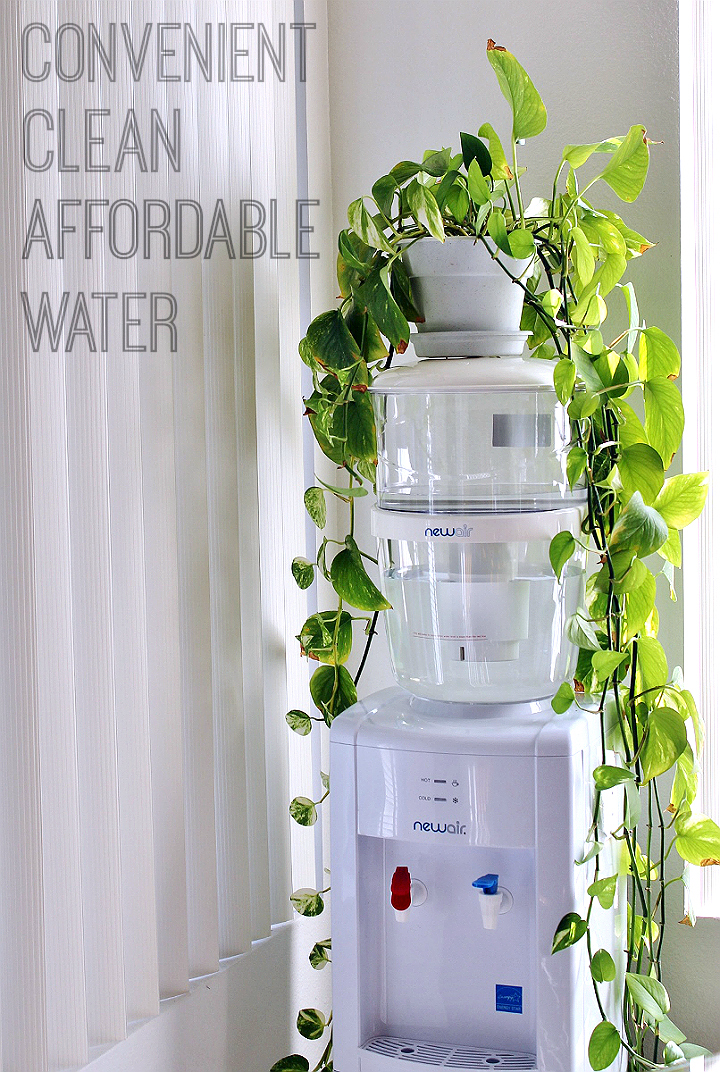 The #NewAir WAT10W Water Filtration Bottle fits nearly any make or model of home or office water dispensers providing 211 gallons or 9-12 months of clean drinking water at a fraction of the effort and price! (AD)