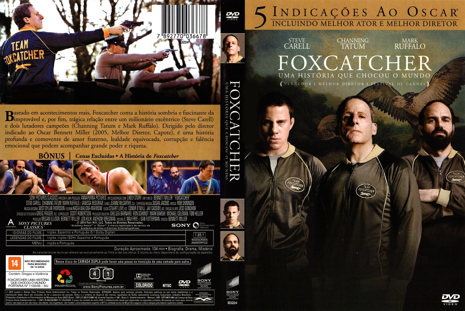 Foxcatcher – Uma História Que Chocou o Mundo (Foxcatcher) Torrent - BluRay Rip 720p Legendado (2014)