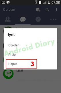 Cara Mudah Menghapus Pesan LINE di Android Cara Mudah Menghapus Pesan LINE di Android