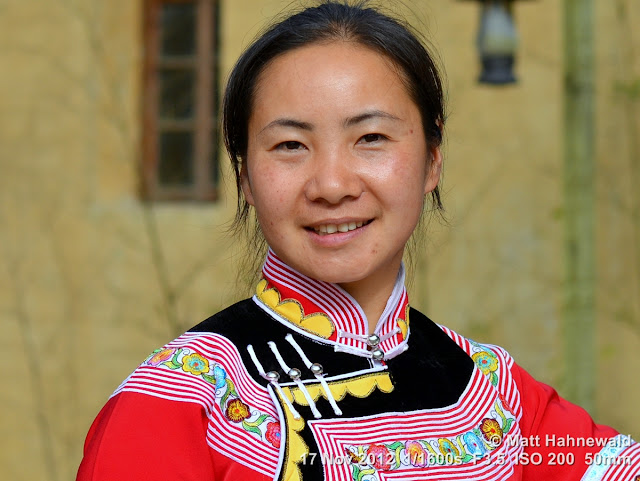close up, people, street portrait, China, Yunnan, hill tribe, ethnic minority, traditional costume, Yuanyang, Miao people