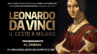 parodia Leonardo al cinema fotomontaggio dama in posa italica Leonardo da Vinci-Scoria dell'Arte