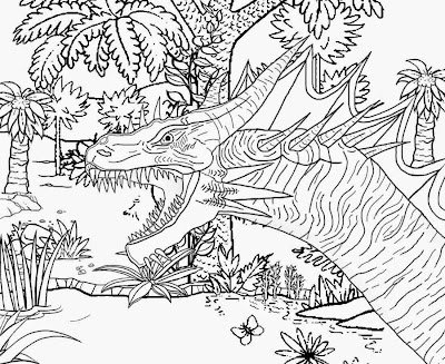 Spooky Woodland Swamp Monster Complex Image How To Draw Halloween Coloring Pages For Older Kids Art