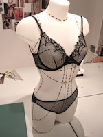 structured lace bra class bra sewing London lingerie master classes