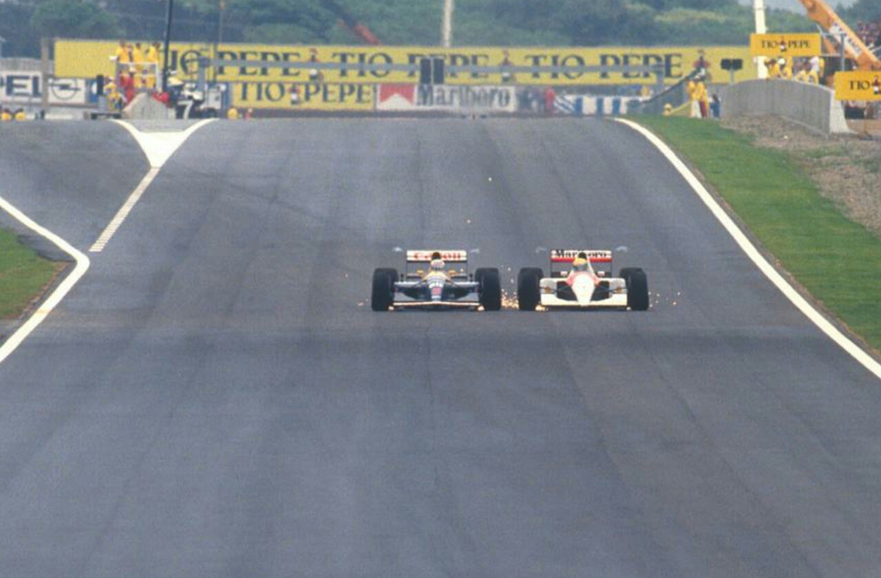 Senna mansell 1991