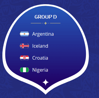 World Cup Group D World Cup Group D