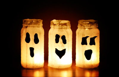 resin ghost with lantern sku 724262