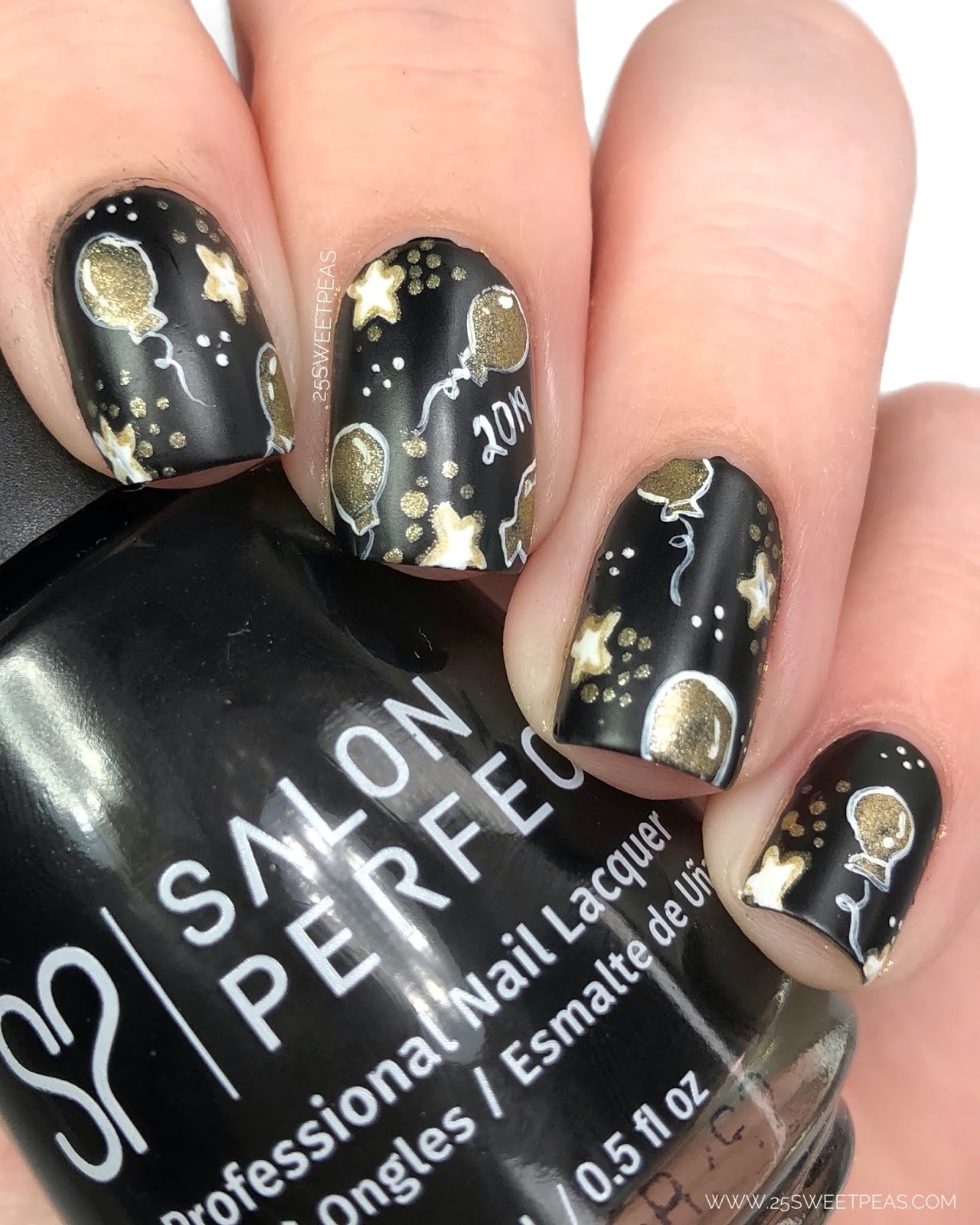 6 New Years Eve Nail Art Ideas — 25 Sweetpeas