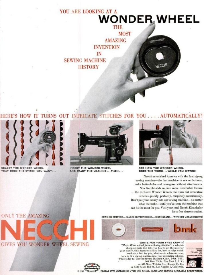Still Stitching Vintage Sewing Machines Vittorio Necchi and His