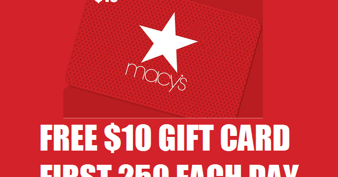 Free 10 Macy 39 s Gift Card At Macy 39 s - Wwww.PNG