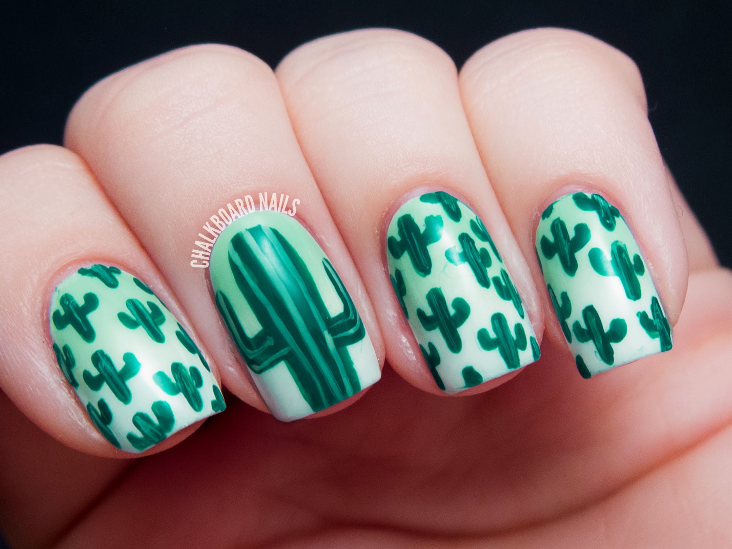 31DC2013 Day 21: Inspired by a Color (Color Club Wild Cactus) .