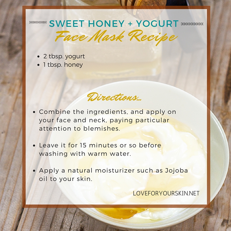 DIY Face Mask Recepi Honey + Yogurt Kisah Si Dairy