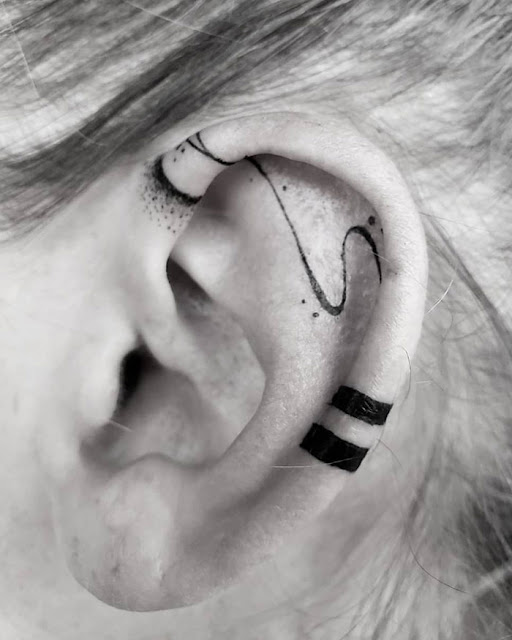 Tatuagens para as orelhas Tatuagens para as orelhas