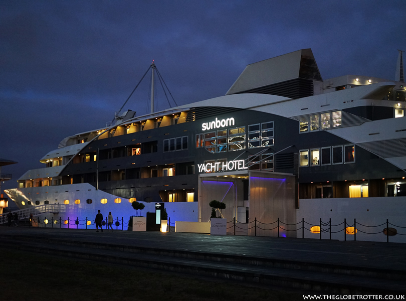 Sunborn London UK’s only Super Yacht Hotel The Globe Trotter