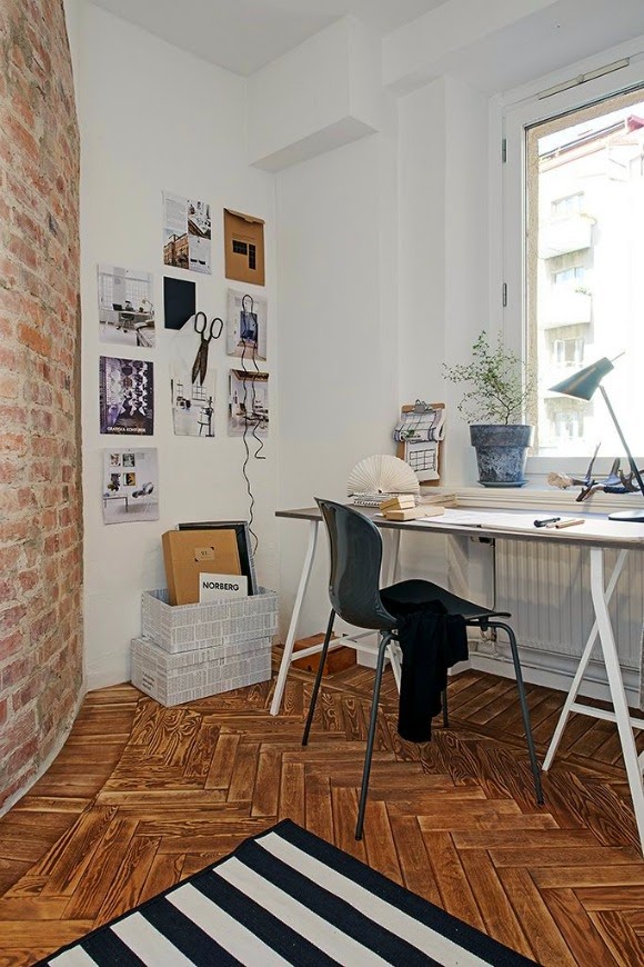 espacio de trabajo vintage