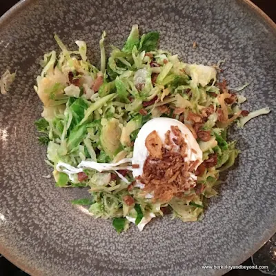 Brussels sprouts salad at The Cooperage in Lafayette, California