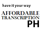 Transcribers Philippines