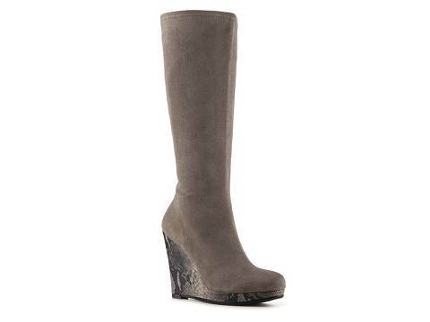 KNEE HIGH BOOT SHOPPING MONTH - DSW Shoes: Wedge Boots - Day 1